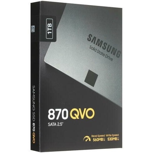 Твердотельный диск 4TB Samsung 870 EVO, V-NAND, 2.5", SATA III, [R/W - 530/560 MB/s]